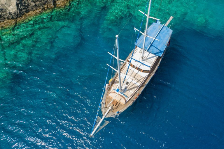 A gulet in Lycian Coast