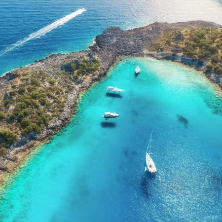Gocek Aquarium Bay Fethiye To Marmaris 4 day gulet cruise