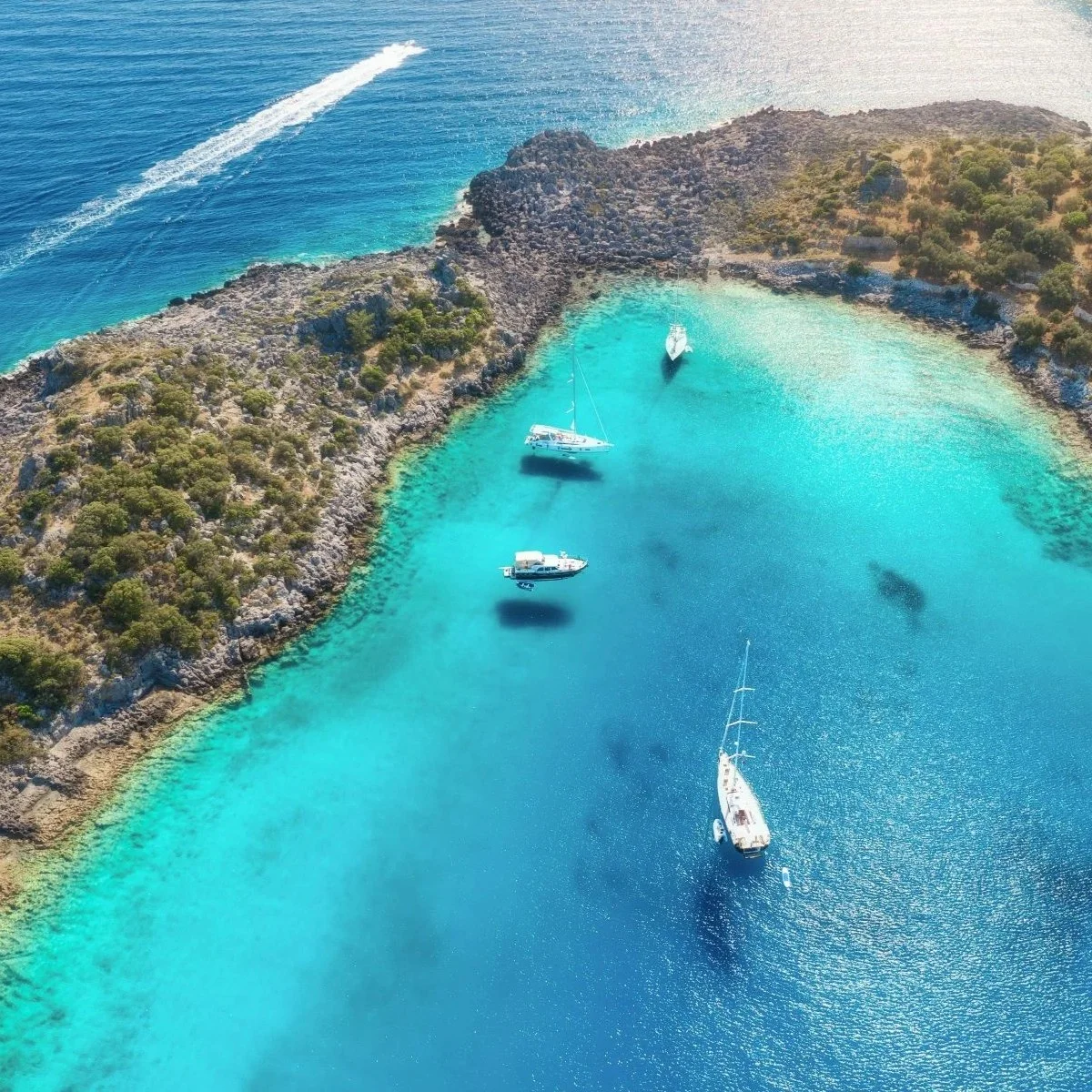 Gocek Aquarium Bay Fethiye To Marmaris 4 day gulet cruise