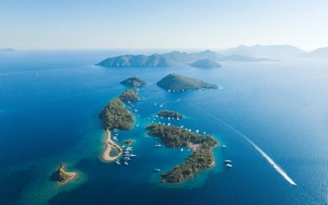 Yassica Island on a gulet cruise in Turkey