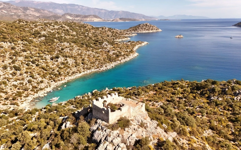 sail-turkey-kekova-region-castle-view