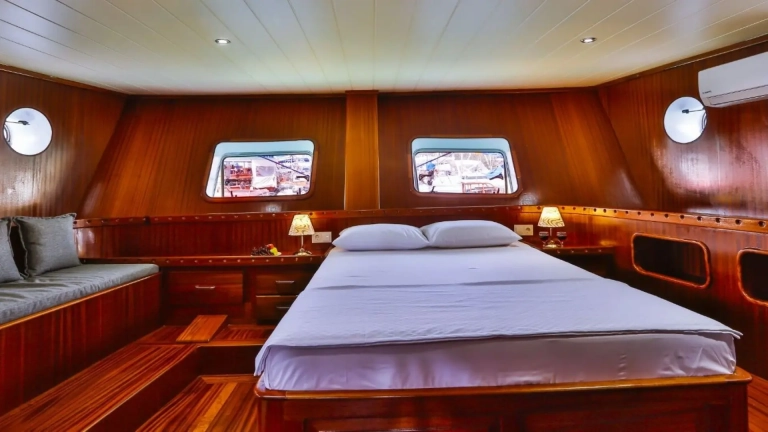 Luxury gulet cabin lifestyle