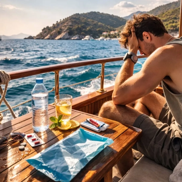 Seasickness on a gulet